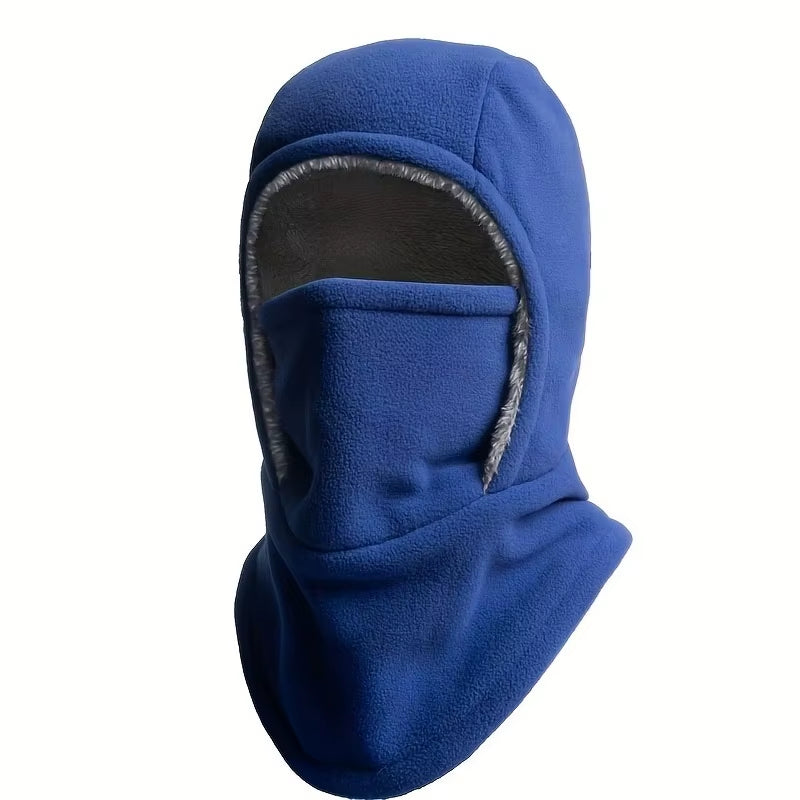 Winter Balaclava Warm One-Piece Hood, Scarf Face Mask Ear Protection Thick Material Windproof Suitable Cycling Sports Work