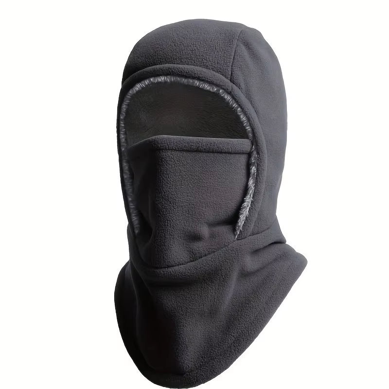 Winter Balaclava Warm One-Piece Hood, Scarf Face Mask Ear Protection Thick Material Windproof Suitable Cycling Sports Work