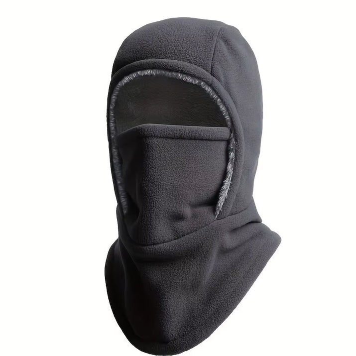 Winter Balaclava Warm One-Piece Hood, Scarf Face Mask Ear Protection Thick Material Windproof Suitable Cycling Sports Work